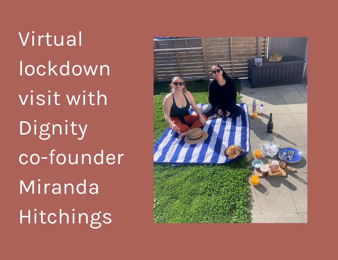 Lockdown virtual visit with Dignity co-founder Miranda Hitching